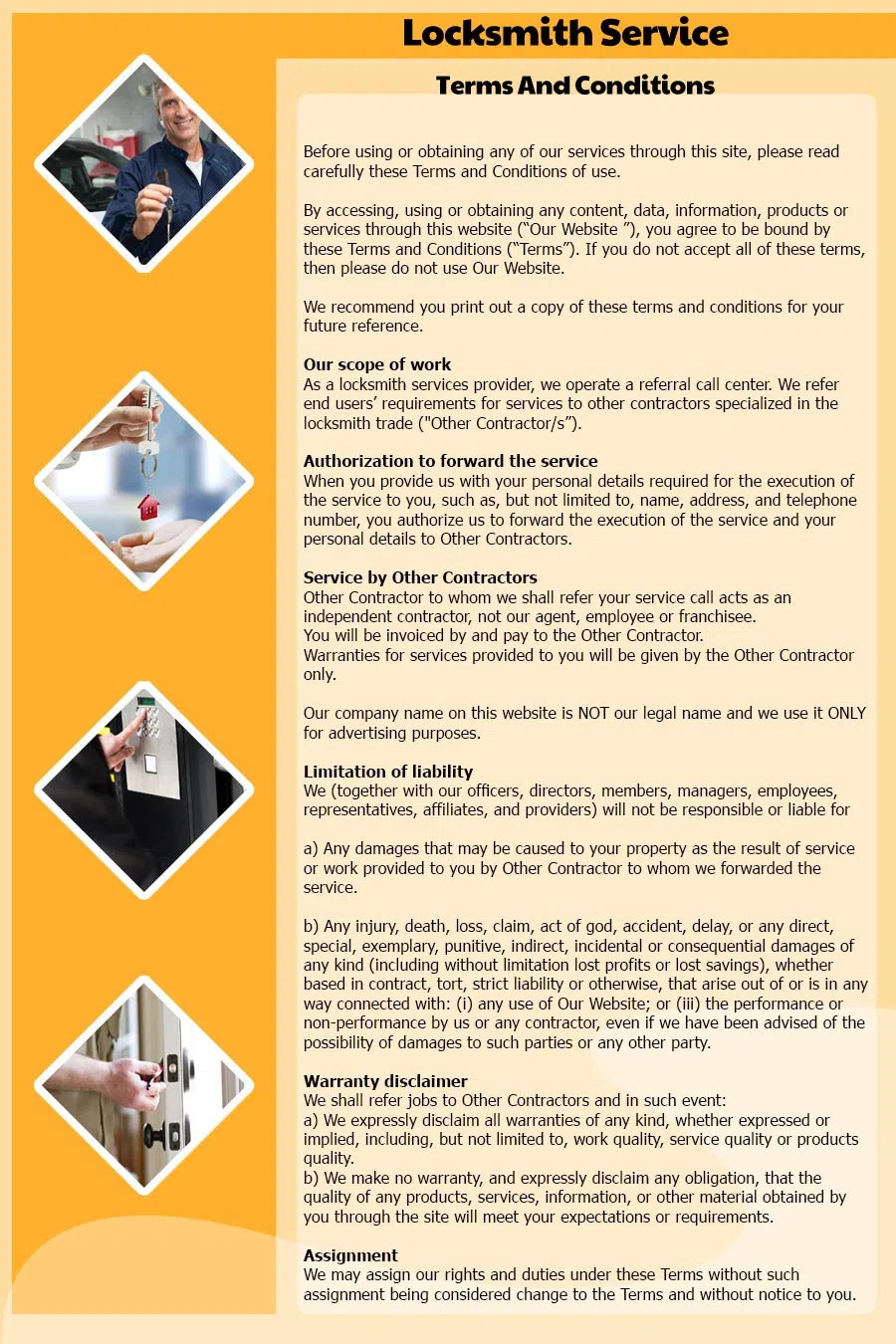 Highland Beach FL Locksmith Store, Highland Beach , FL 561-463-8012 - Terms